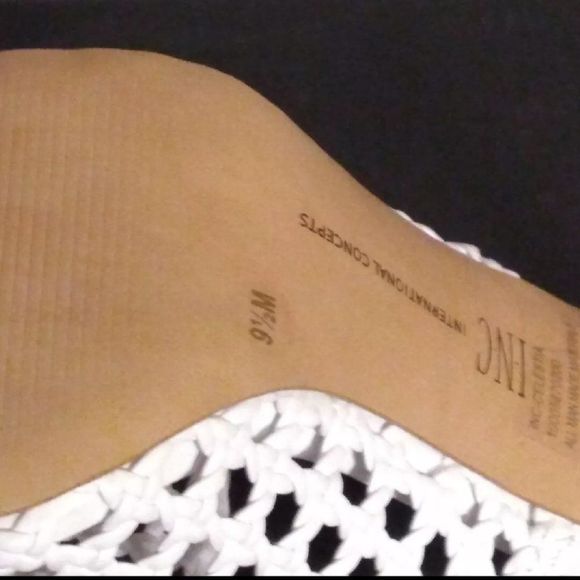 White Celestia Mules INC International Concepts - Picture 3 of 5